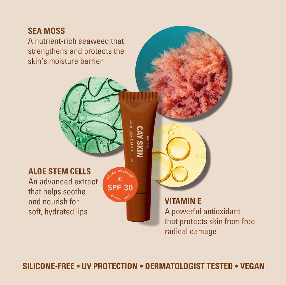 Miniatura: CAY SKIN - Isle Lip Balm SPF 30 with Sea Moss and Aloe Stem Cells 10mL