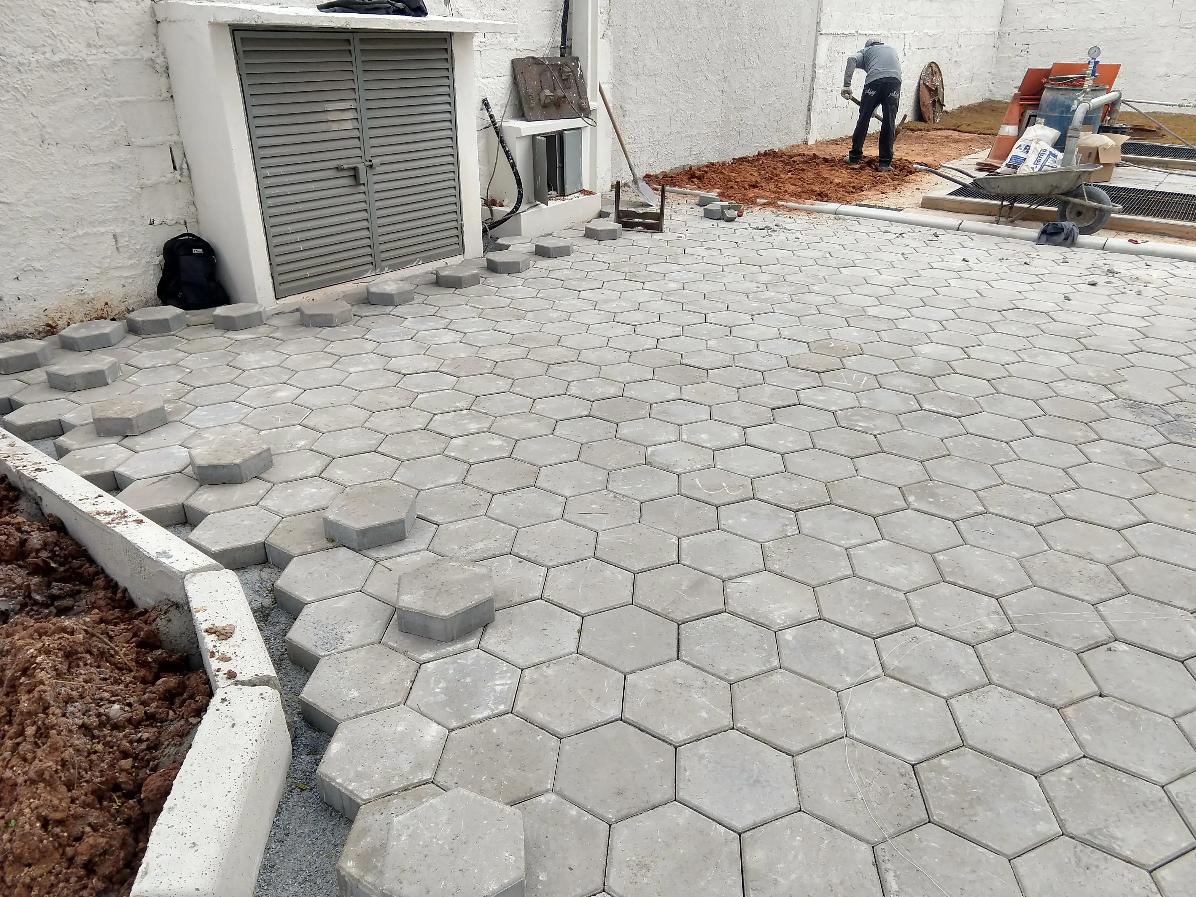 Bloquete Sextavado de Concreto