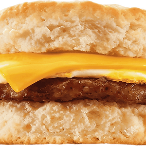 SAUSAGE EGG AND CHEESE BISCUIT