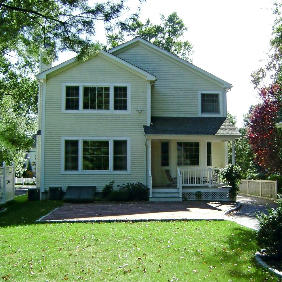Rear elevation before Reno