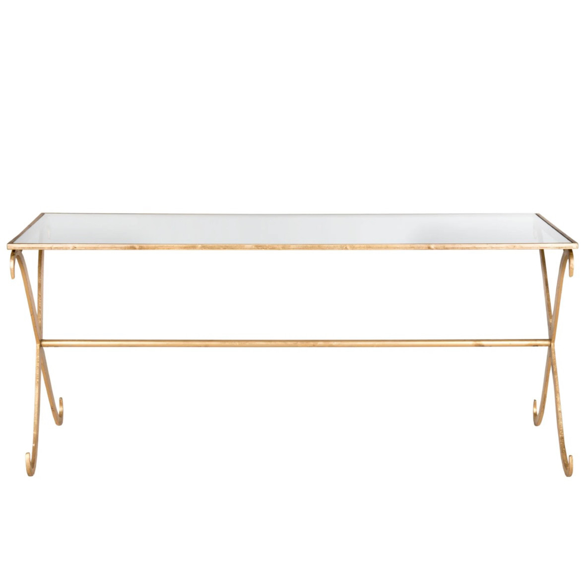 AKIN Coffee Table with Gold Leaf