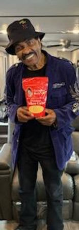 Legendary Blues King Bobby Rush, Checking Out " Award Winning" Grandma Betty's Premium Yellow Grits!