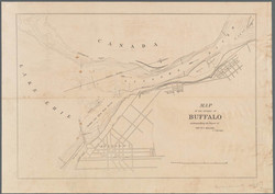 1840 Map of Buffalo