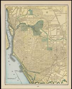 1896 Map of Buffalo