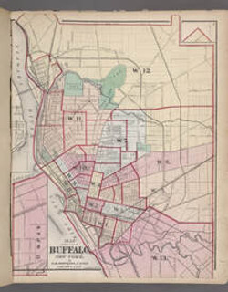 1895 Map of Buffalo