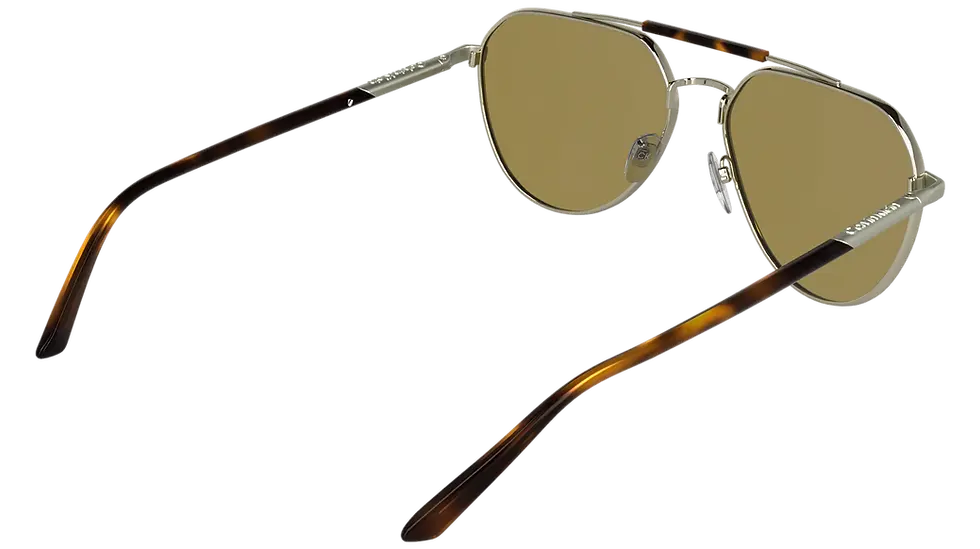 Thumbnail: CALVIN KLEIN 26100S 716 - Gold Aviator Sunglasses for Men
