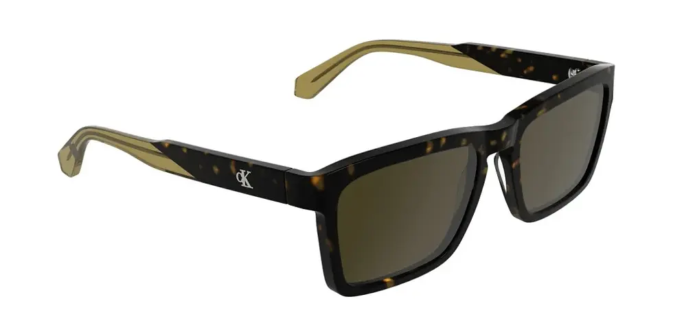 Thumbnail: CALVIN KLEIN JEANS 25617S 242 - Brown / Torto Rectangle Sunglasses for Men