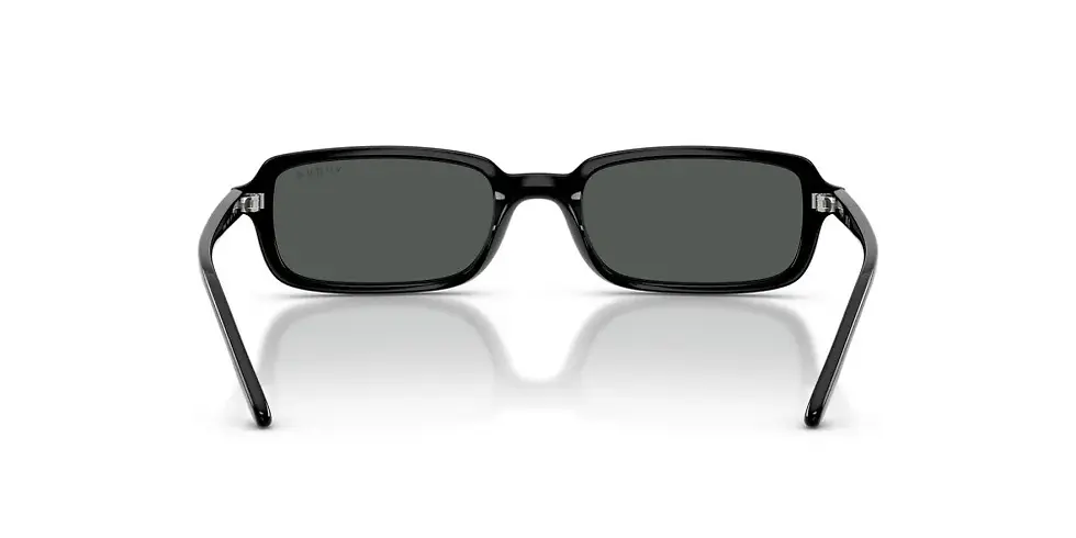 Thumbnail: VOGUE 5666S W44/87 - Black Rectangle Sunglasses for Women