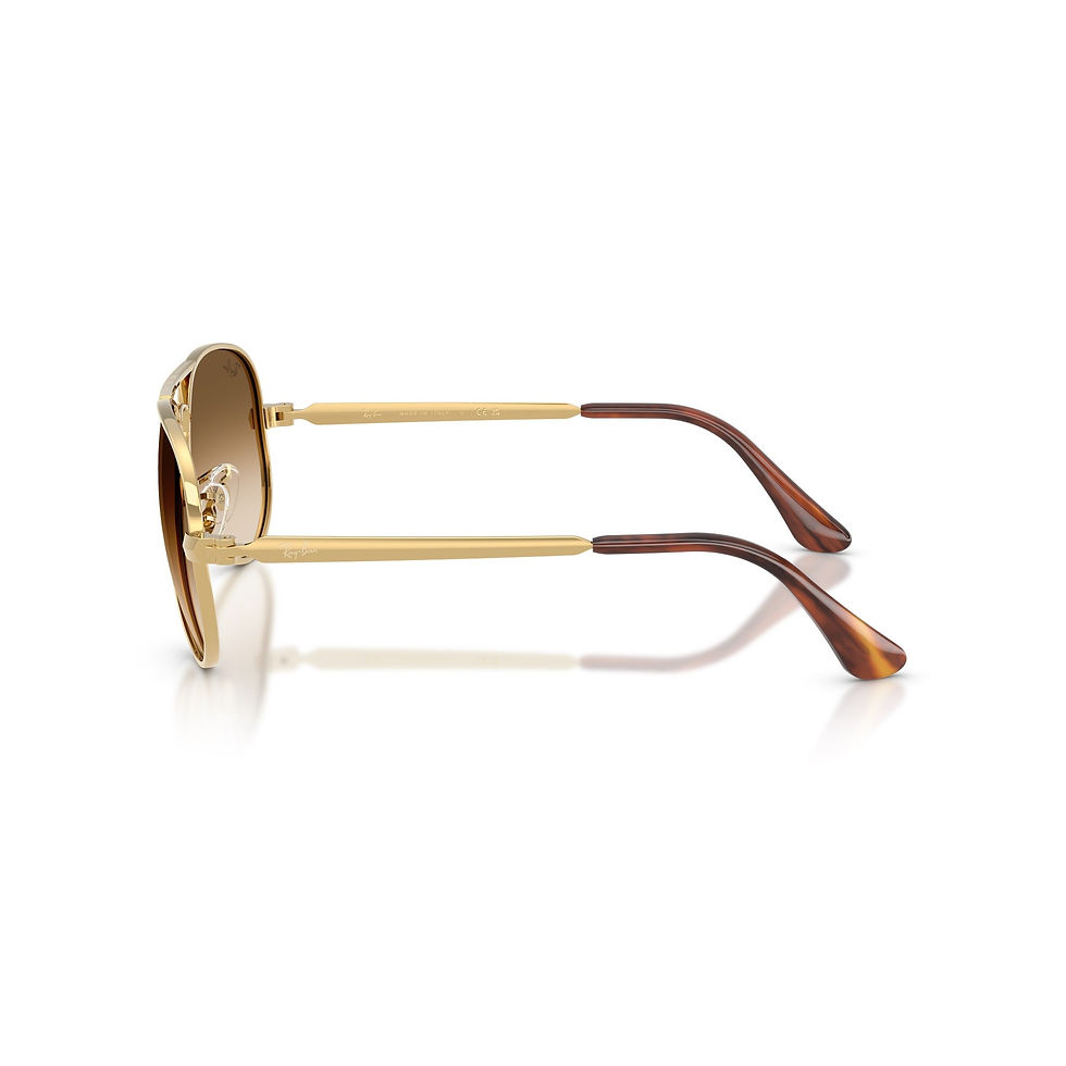 Thumbnail: RAY BAN 3925 001/51 - Gold Aviator Sunglasses for Men