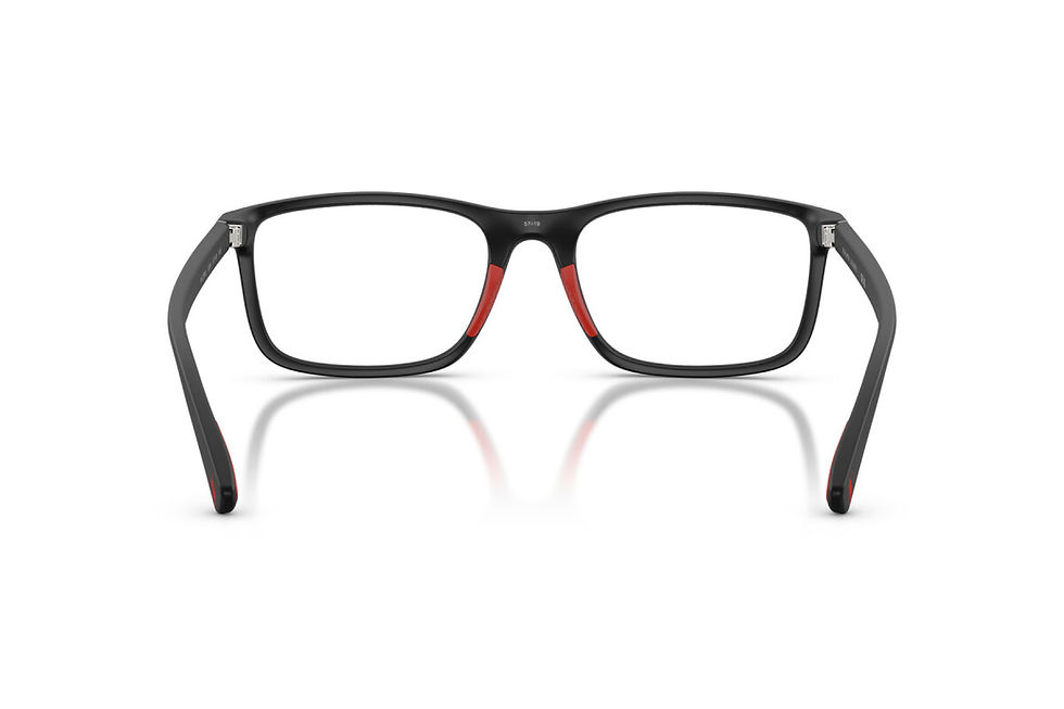 Thumbnail: POLO RALPH LAUREN 2291U 5504 - Black Rectangle Eyeglasses for Men