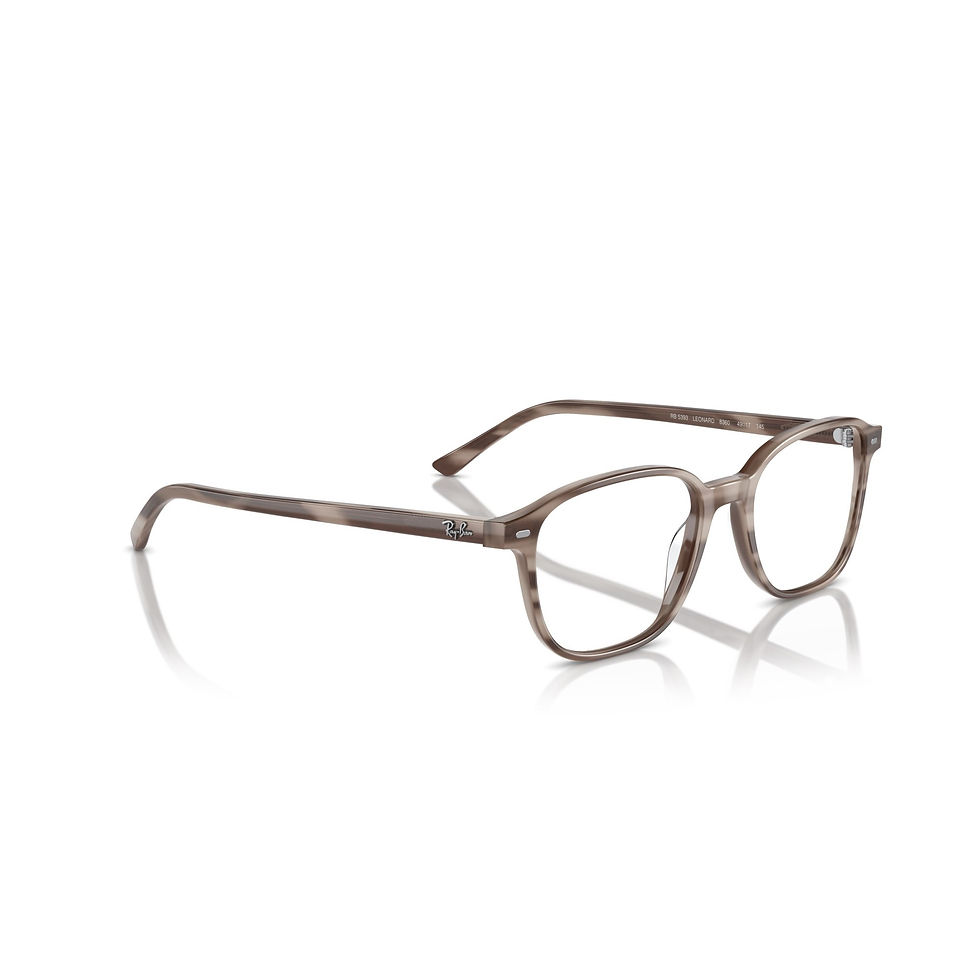 Thumbnail: RAY BAN 5393 8360 - Grey Square Eyeglasses for Men
