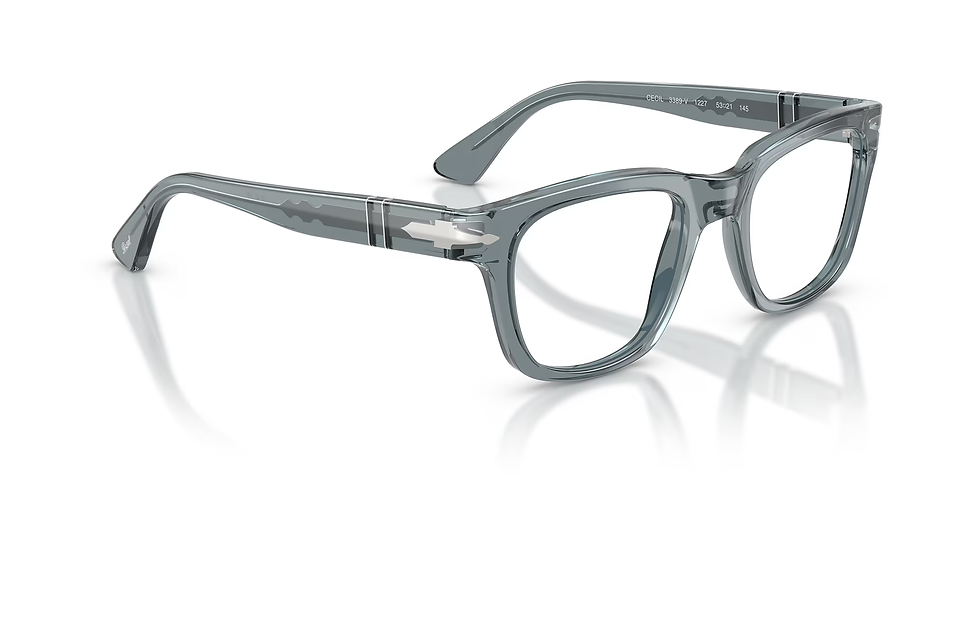 Thumbnail: PERSOL 3389V 1227 - Grey Wayfarer Eyeglasses for Men