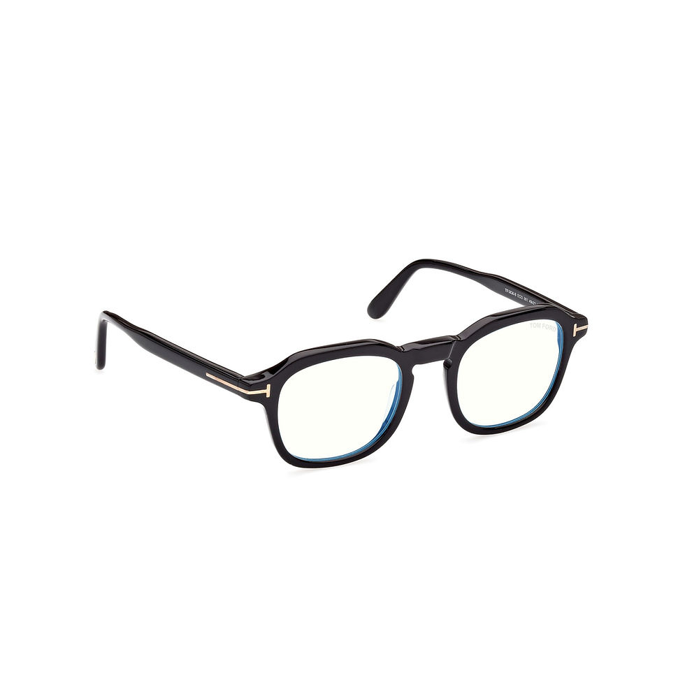 Thumbnail: TOM FORD 5836-B 001 - Black Square Eyeglasses for Men