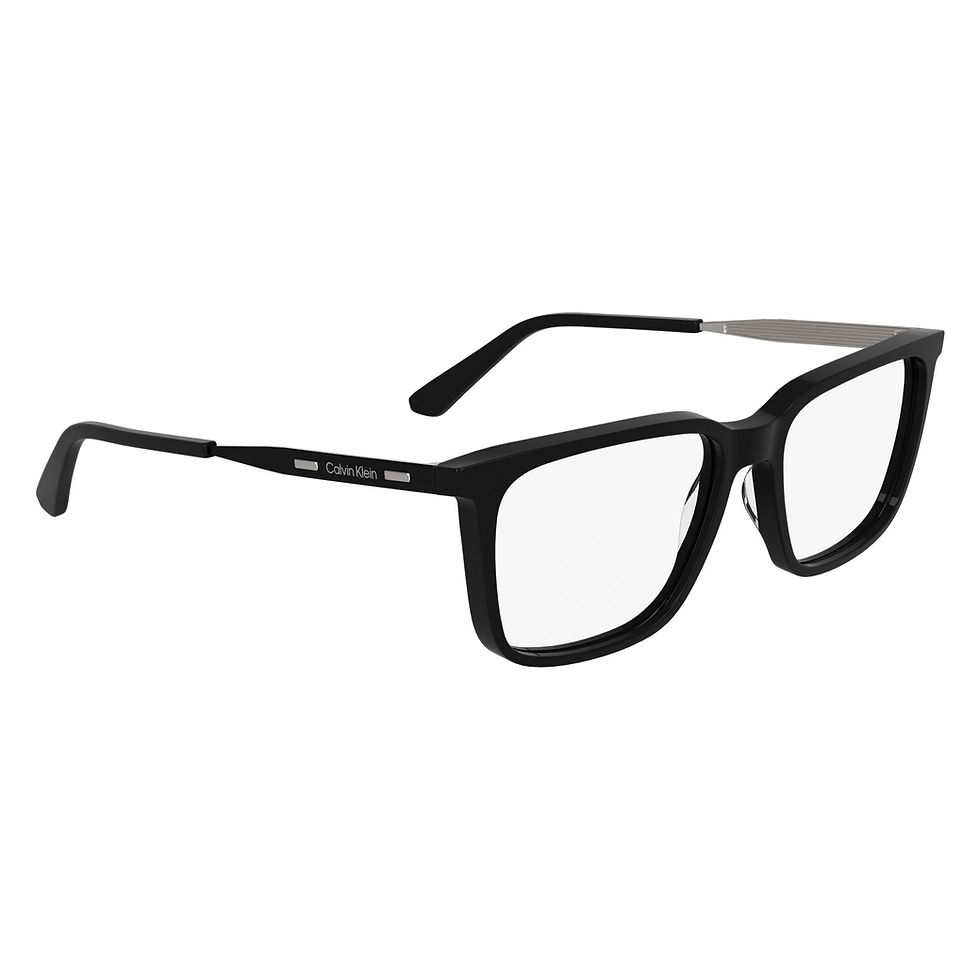 Thumbnail: CALVIN KLEIN 25517 001 - Black Rectangle Eyeglasses for Men