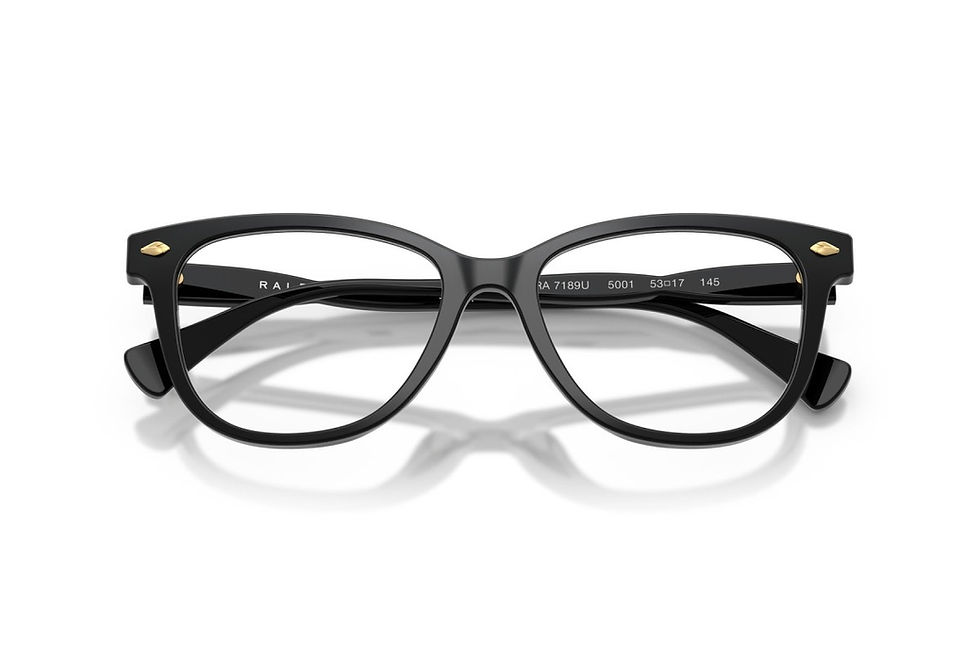 Thumbnail: RALPH LAUREN 7189U 6238 - Black Cateye Eyeglasses for Women