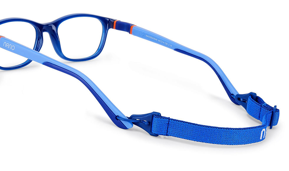 Thumbnail: NANO CAMPER 3040546 - Blue / Navy Wayfarer Eyeglasses for Kids