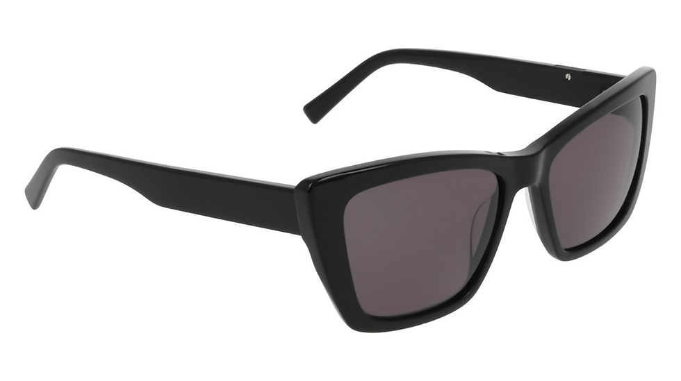 Thumbnail: DKNY 554S 001 - Black Cateye Sunglasses for Women