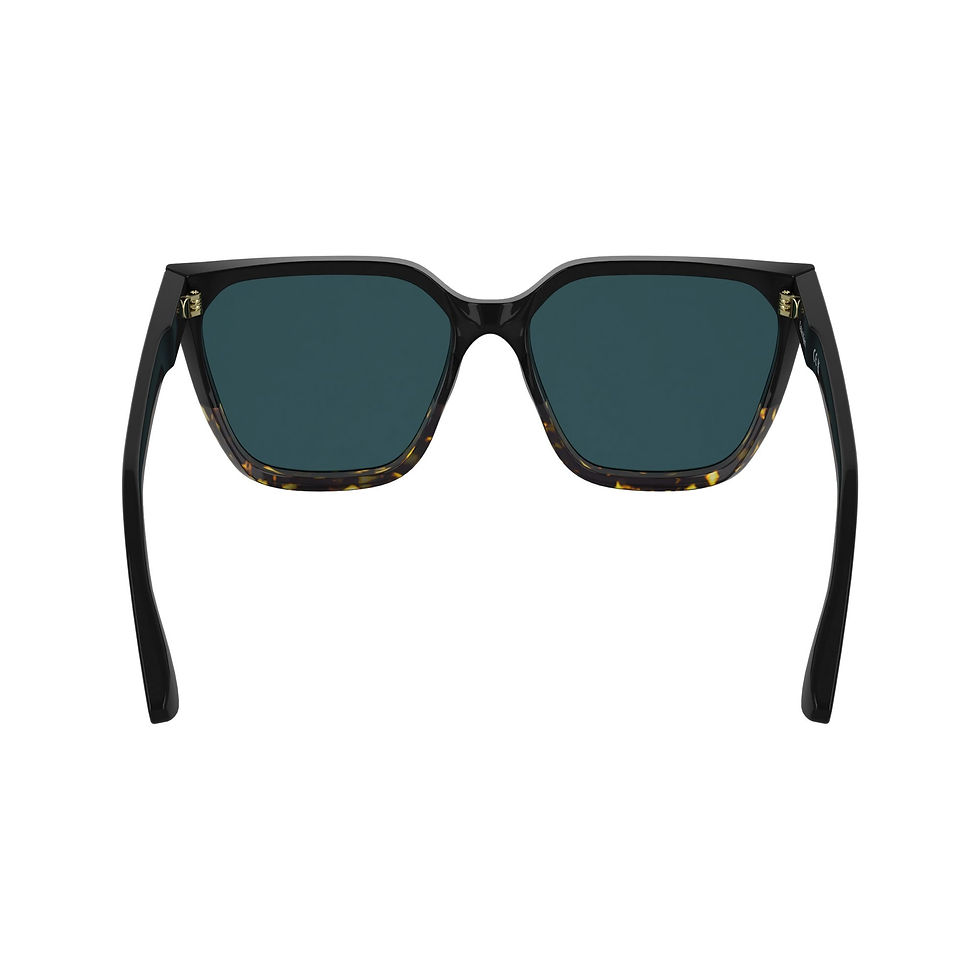 Thumbnail: CALVIN KLEIN 25500S 006 - Black Square Sunglasses for Men