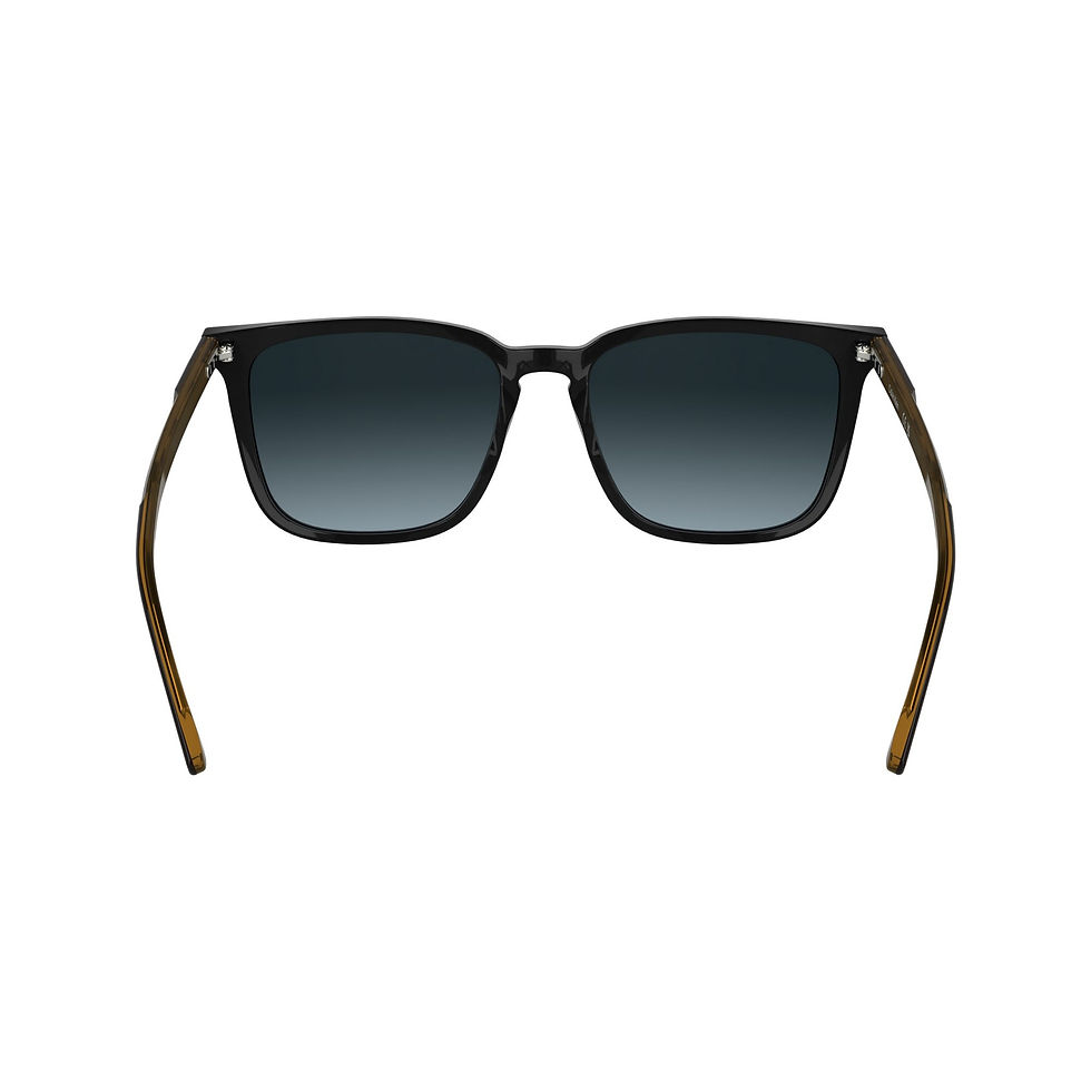 Thumbnail: CALVIN KLEIN 25537S 001 - Black Square Sunglasses for Women