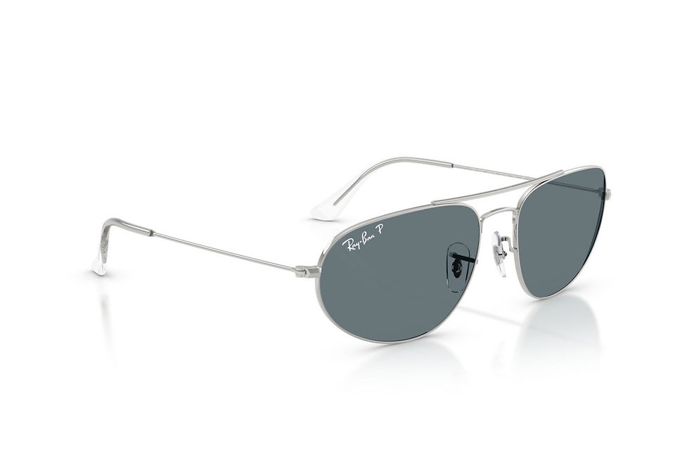 Thumbnail: RAY BAN 3945 003/3R - Sliver Aviator Sunglasses for Men