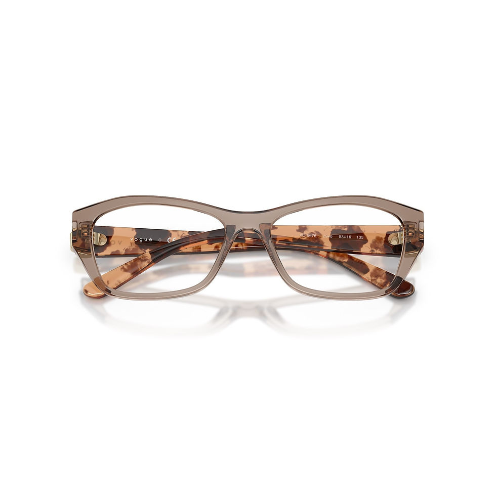 Thumbnail: VOGUE 5676 2940 - Brown / Torto Rectangle Eyeglasses for Women