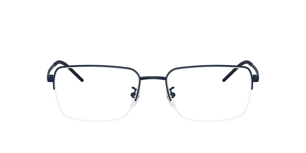 Thumbnail: EMPORIO ARMANI 1180D 3018 - Blue / Navy Rectangle Eyeglasses for Men
