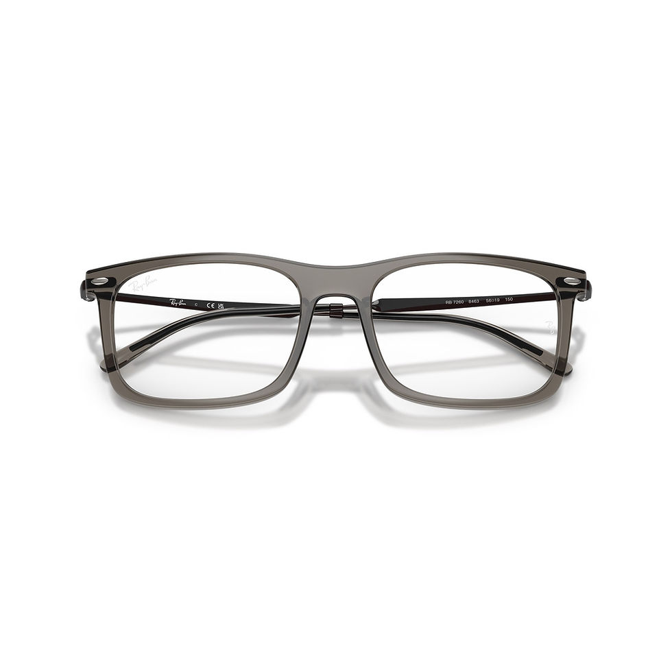 Thumbnail: RAY BAN 7260 8463 - Grey Rectangle Eyeglasses for Men