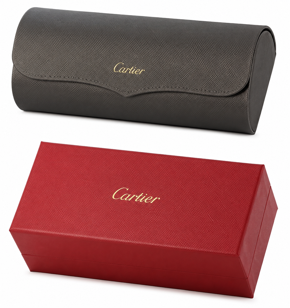 Thumbnail: CARTIER CT0563 001 - Gold Rectangle Eyeglasses for Men