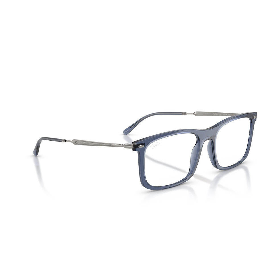 Thumbnail: RAY BAN 7260 8462 - Blue / Navy Rectangle Eyeglasses for Men