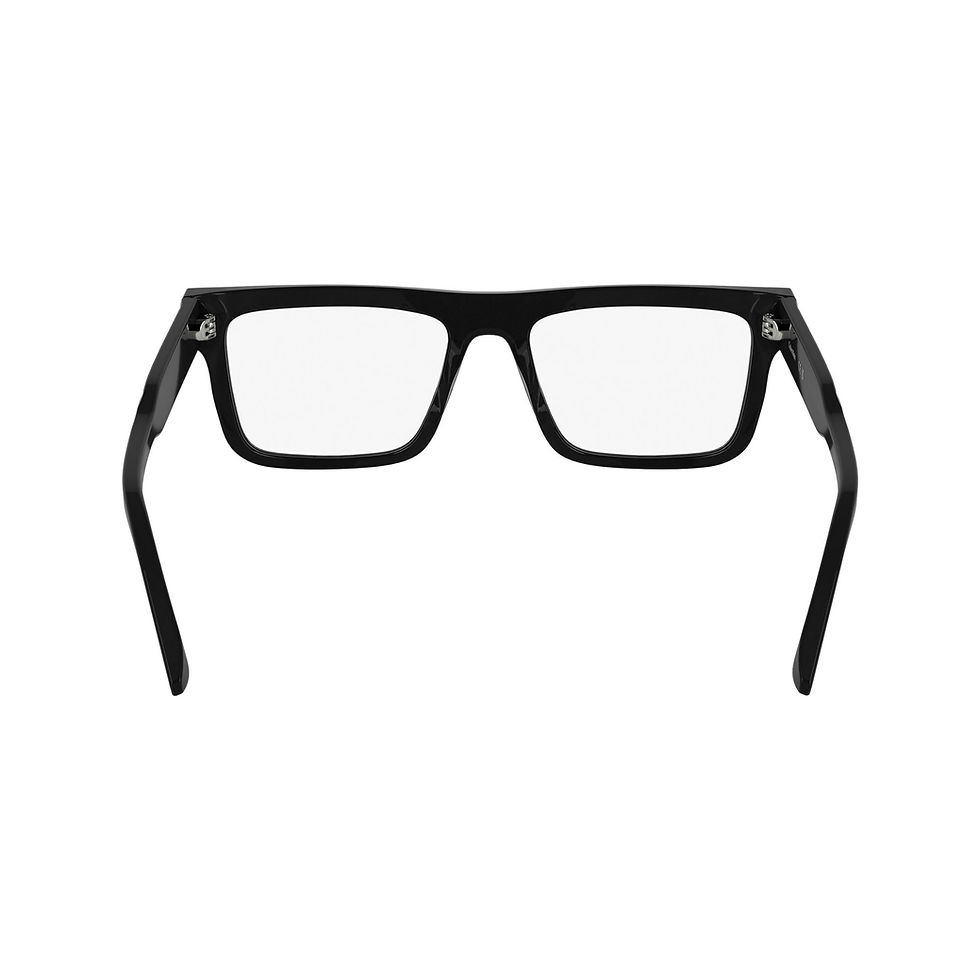 Thumbnail: CALVIN KLEIN 25520 001 - Black Rectangle Eyeglasses for Men