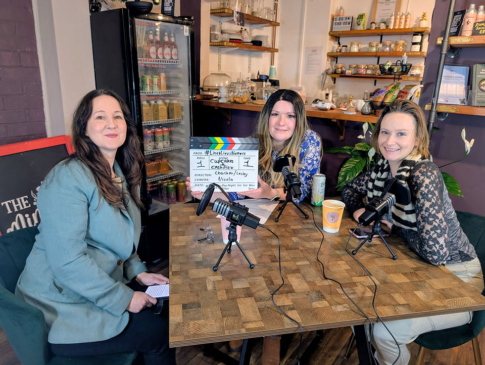 Nicola, Lesley and Charlotte