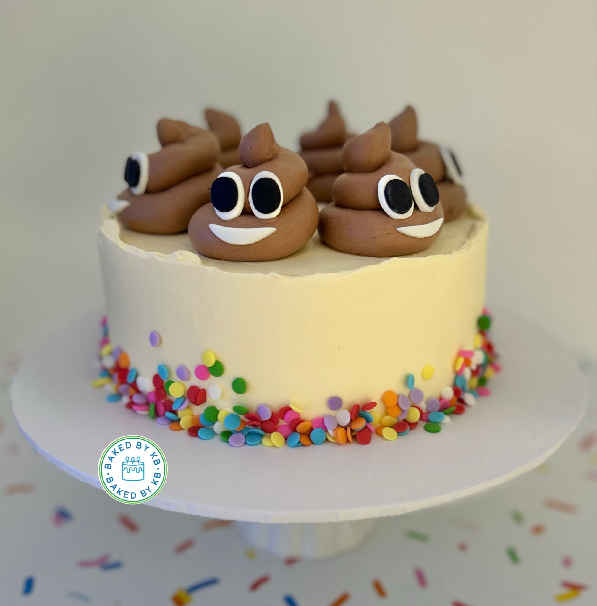 Poo Emoji Cake