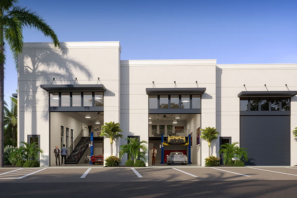 Elkcam_Garage rendering with doors open