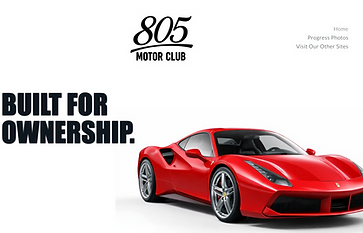 805 Motor Club Website