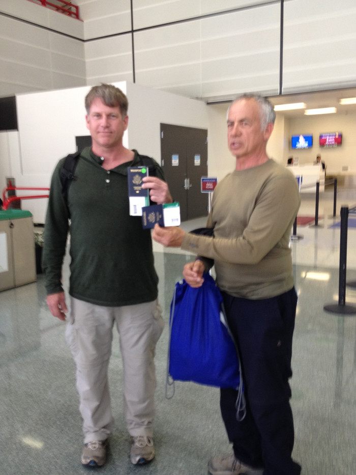 Arrival in Moscow