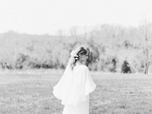 Simple, Monochromatic, Lush and Feminine Wedding Inspiration at Ashbourne Farms