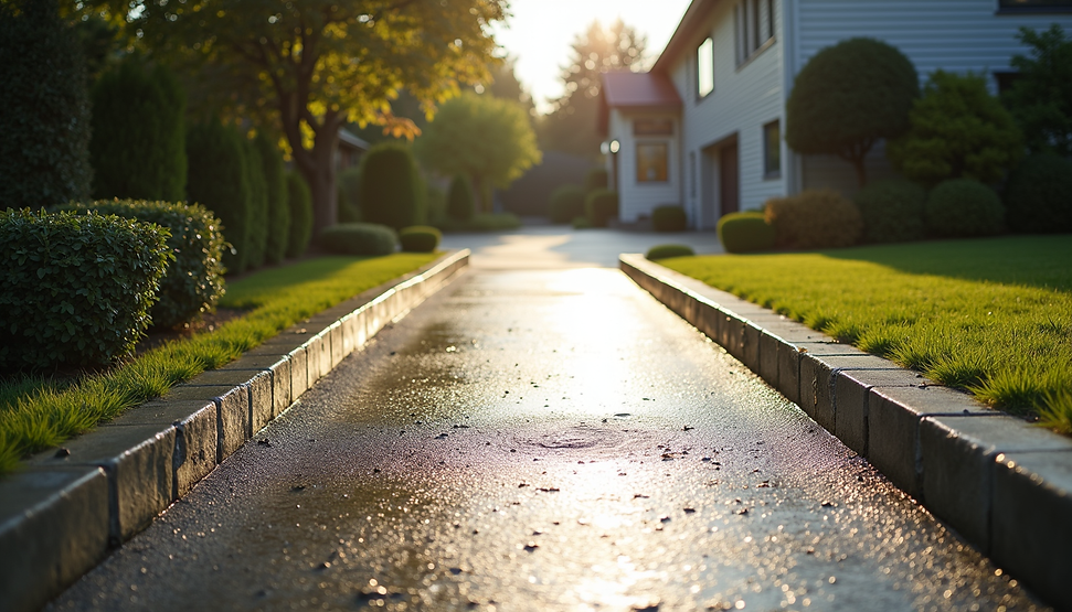 Driveway and sidewalk pressure washing in Central FL