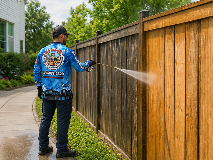 fench washing and HOA cleaning in Central FL