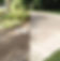 sidewalk before and after pressure washing in Deltona FL