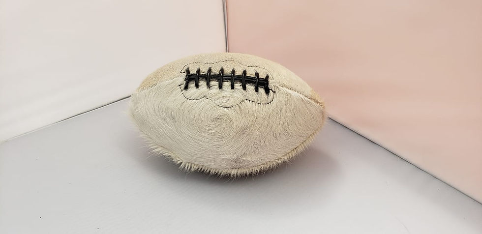 Miniatura: Balón Rugby en cuero Bovino