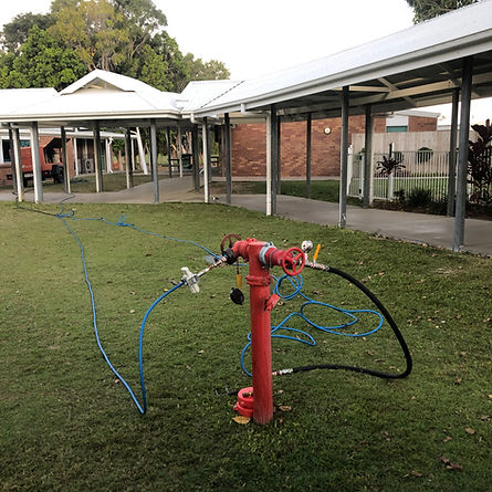 Andergrove fire service hydrant