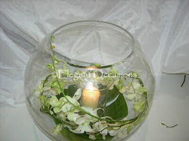 candles and flowers