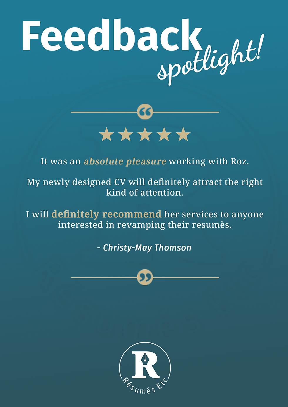 Christy-May's Feedback on Friday
