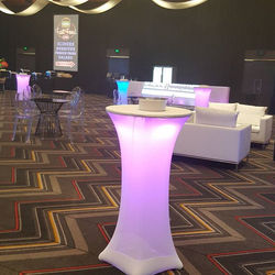 Dry bar covers with luminosity. White is no longer white. Impactful decorating