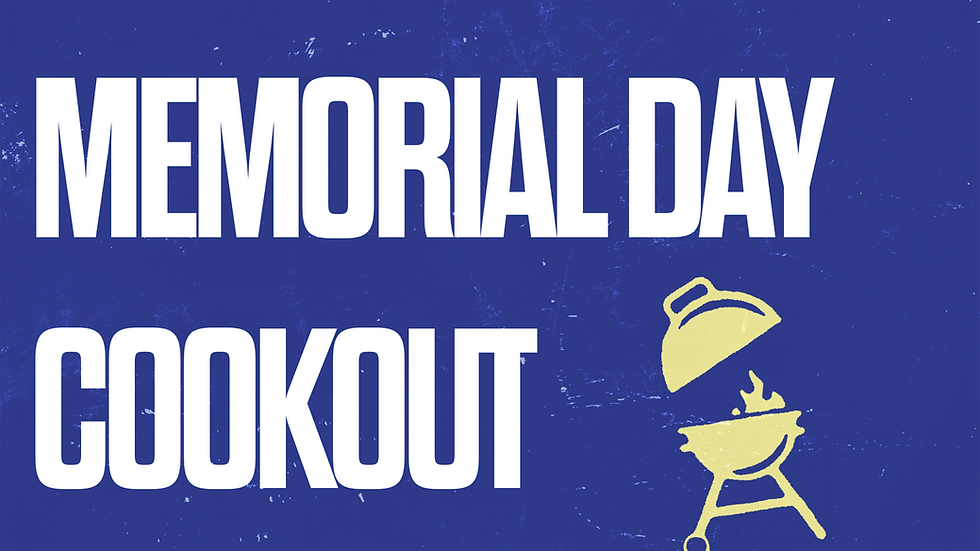 Memorial Day Weekend Cookout