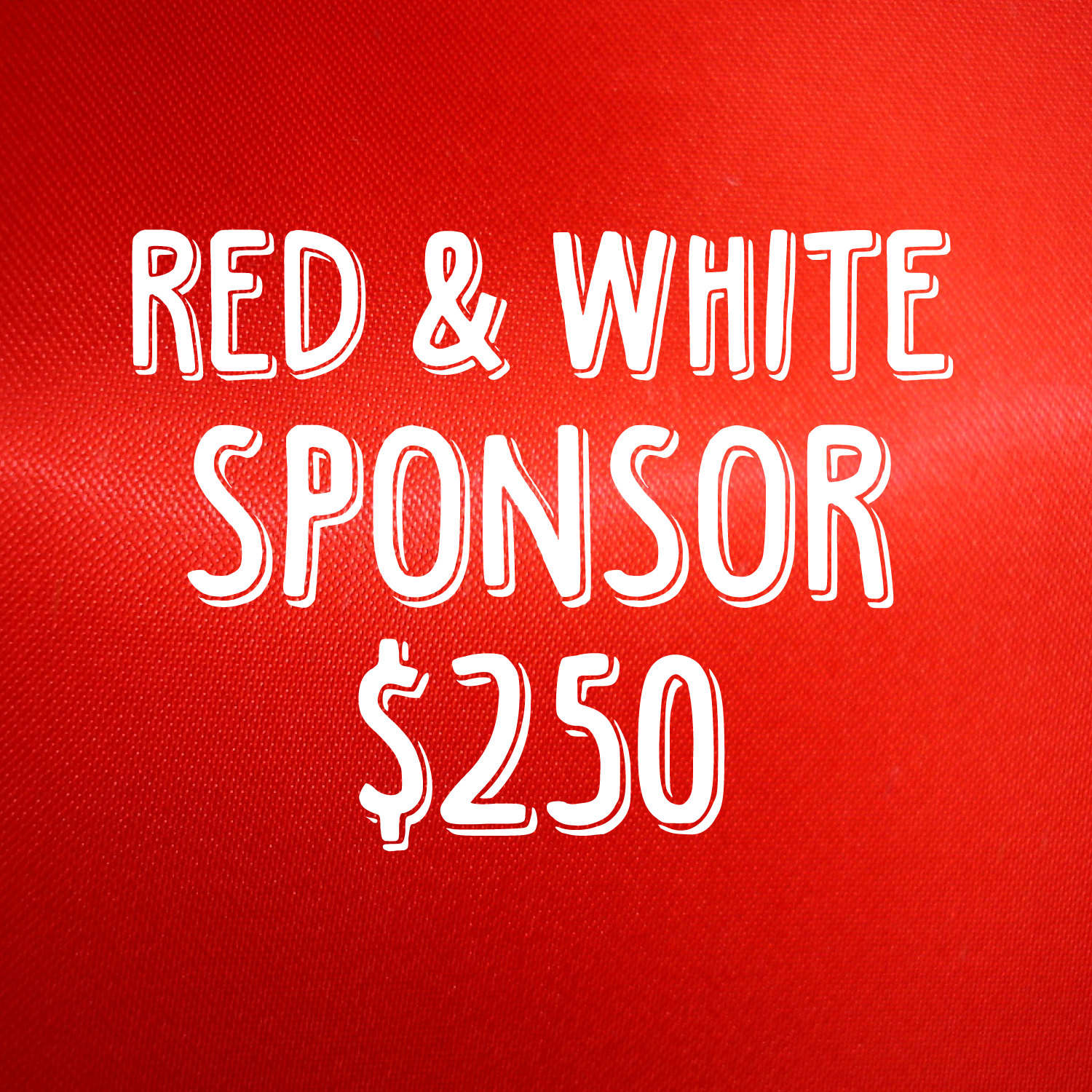 Red & White Sponsor