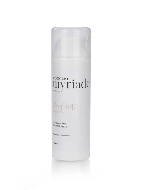 Masque AHA exfoliant pour peau normale à grasse, lisse la texture et affine les pores