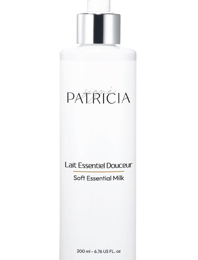 Lait démaquillant peau sensible Essentielle Douceur texture crémeuse apaisante