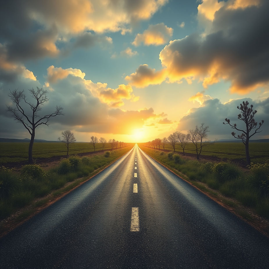 A plain road, have the road going towards dreams, counseling themes and symbolism.jpg