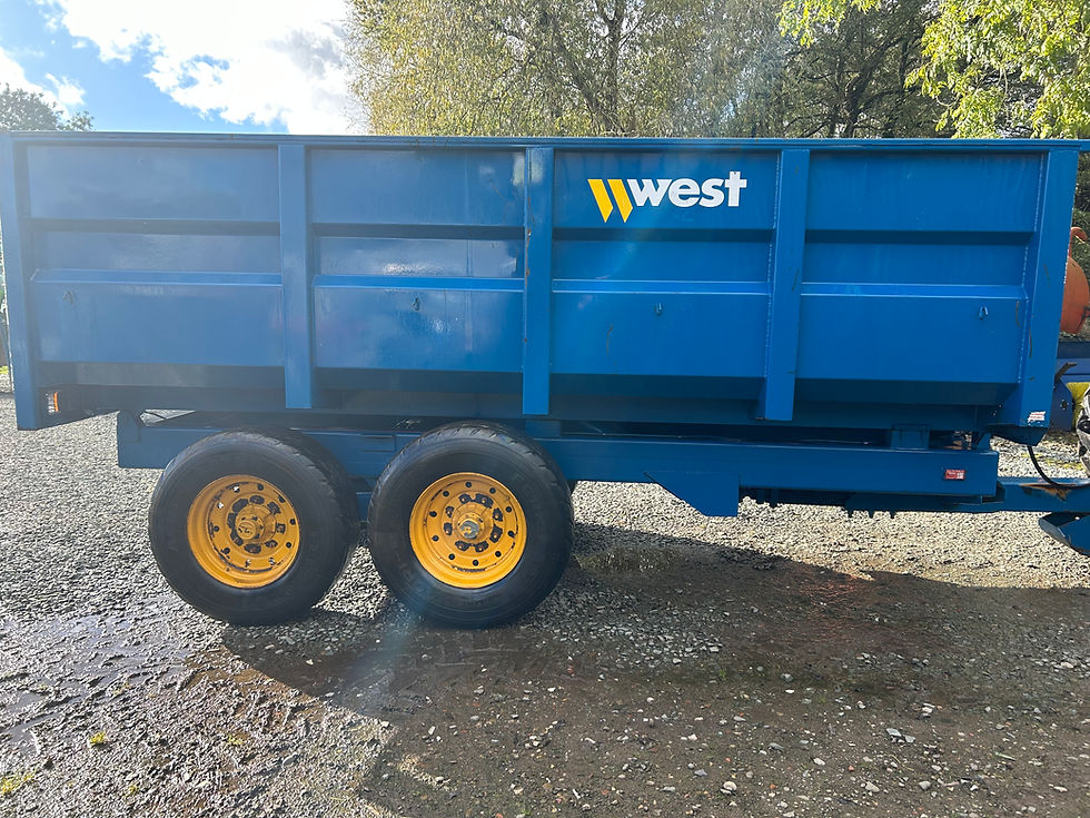 Thumbnail: WEST 10 TON GRAIN TRAILER
